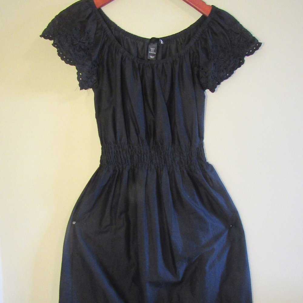 H&M Eyelet Dress - Black